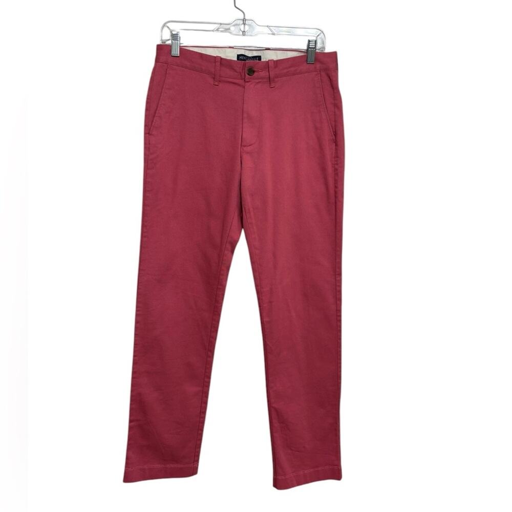 NWT J. Crew Factory Straight-Fit Flex Chino Pant in Faded Red - Size 29x32